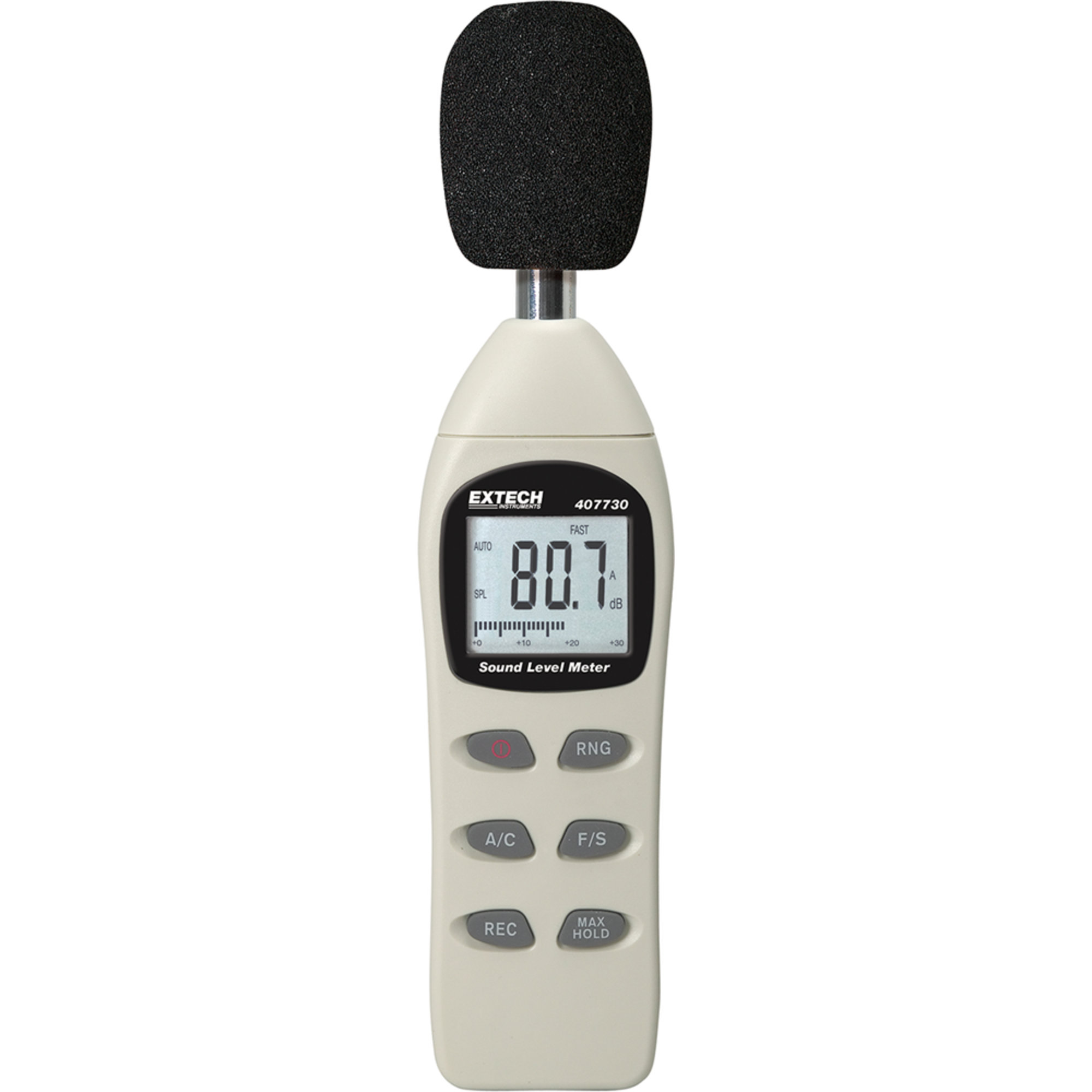 Extech Digital Sound Level Meter, Model# 407730